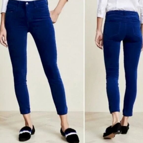 GAP 1969 Cobalt Blue Velvet Pants – Size 4 - Picture 4 of 4